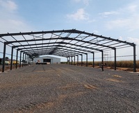 Estructura de Acero para Almacenes Industriales, Talleres, Hangares, Edificios de Acero Prediseñados, Kits de Construcción Metálica para Fábricas, +5 Años de Garantía