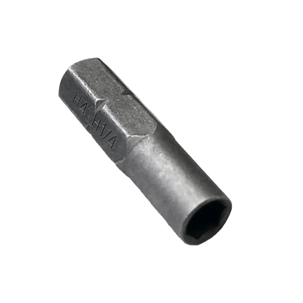 Hex 1/4" 6.35mm Hex Shank To 4mm Socket Driver Bit Adapter For Precision Hex Bits Magnetic Holder Screw Too