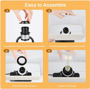 3-cách Dimmable điều khiển cảm ứng đèn với cổng USB và AC Ổ cắm điện hiện đại cạnh giường ngủ đầu giường khách sạn vải bóng đèn bàn - Product Image 3