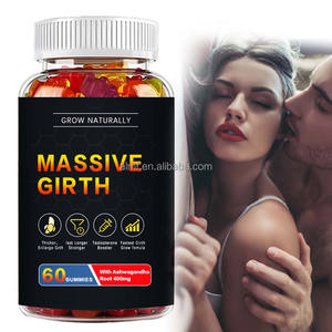 Verdickung der männlichen Verbesserung Länger anhaltender Booster 60 Gummies wachsen natürlich massiv und pflanzlich erwachsene schwangere Frauen - Product Image 1