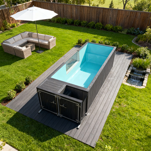 Grands piscines pour enfants, piscine froide, piscines bon marché, piscines usagées, piscines à débordement à vendre, piscine individuelle, jacuzzi - Product Image 2