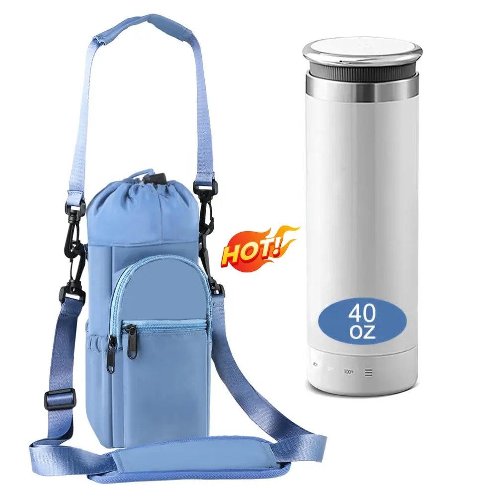 Mehrfachtaschen 32 oz 40 oz isolierter Thermo-Halter mit Hülse für Wasserflasche Trage-Schlinge-Tasche mit Riemen