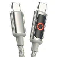 Câble USB Type-C 240W 3A avec connecteurs en alliage d'aluminium, nylon, charge rapide pour ordinateur, caméra, 1-3m, personnalisable, PD 3.1