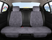 Nouveau design de haute qualité nouveauté universelle mode hiver longue laine en peluche fourrure Faux moelleux chaud housse de siège de voiture