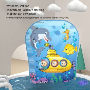 Alfombra de juegos musical multifuncional con piano, centro de actividades de aprendizaje temprano con funciones de juego interactivas para recién nacidos - Product Image 4