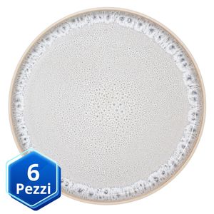 Set di piatti in porcellana grigia eco-friendly da 18 pezzi piccolo servizio in stile europeo per l'eleganza degli hotel sul tavolo - Product Image 1