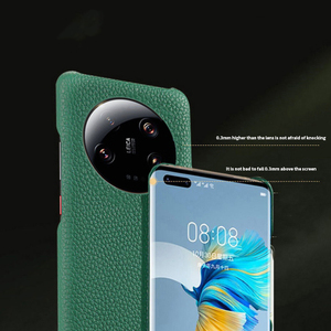 Sang Trọng Điện Thoại Trường Hợp Tốt Nhất Bán Pebble Da Chính Hãng Da Bò Mềm Trường Hợp Đối Với Huawei Honor Ma Thuật <span class=keywords><strong>5</strong></span> Pro Xiaomi Redmi Lưu Ý 12 - Product Image 4