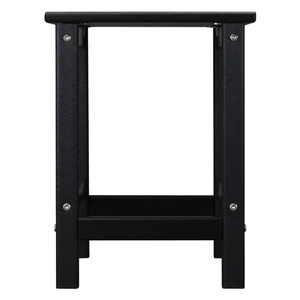 Tableau latéral carré simple couche de HDPE DB noir 36*36*47cm pour l'usage de maison ou de bureau - Product Image 2