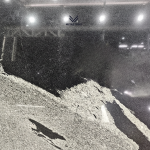 กระเบื้องหินอ่อนธรรมชาติสีดำขาวขัดเงา ดีไซน์ทันสมัย ลายหมึกฝนเมฆ สำหรับเคาน์เตอร์ ออกแบบกราฟิก - Product Image 1