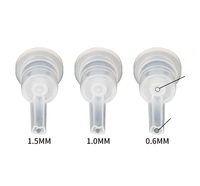 0.5mm 0.6mm 1.0mm 1.5mm 2.0mm LDPE HDPE huile essentielle bouteille réducteur sérum bouteille bouchon intérieur bouchon bouteille en verre bouchon