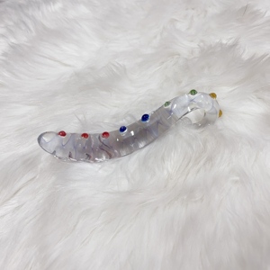 Groothandel Fabriek Oem Transparant Zee Paling Glas <span class=keywords><strong>Dildo</strong></span> Kleurrijke <span class=keywords><strong>Dildo</strong></span> Voor Volwassen Seksleven Plezier - Product Image 6