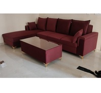 Ensemble de canapés d'hôtel design moderne, qualité supérieure, élégant, confortable, durable, écologique, 5 places, mobilier commercial