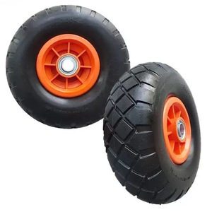 Prix usine 3.00-4 jante en plastique centrée sans plat roues en mousse PU de 10 pouces pour chariots à outils camions à main roues de <span class=keywords><strong>but</strong></span> de football portables - Product Image 5