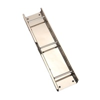 Pince de reliure métallique à 2 anneaux pour classeur à feuilles mobiles, accessoire de dossier, pince perforée simple ouverte épaissie pour dossier d'archives, longueur 140 mm, 30 mm