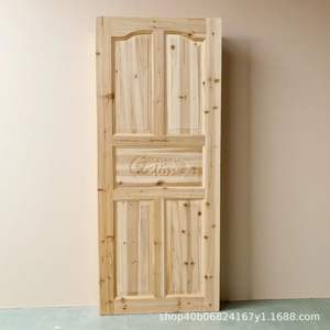 Puerta de Madera de Cedro de Varios Tamaños, Estilo Chino, de Madera Maciza, Antirrobo, para Dormitorio, <span class=keywords><strong>Casa</strong></span> de Huéspedes, Puerta de Tronco Sencilla para <span class=keywords><strong>Casa</strong></span> <span class=keywords><strong>Rural</strong></span> - Product Image 1