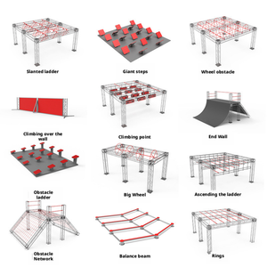 Parcours d'obstacles <span class=keywords><strong>Ninja</strong></span> <span class=keywords><strong>Warrior</strong></span> de haute qualité pour enfants, parcours d'obstacles <span class=keywords><strong>Ninja</strong></span> <span class=keywords><strong>Warrior</strong></span> en plein air, sûr et doux pour les tout-petits, parc extérieur - Product Image 4