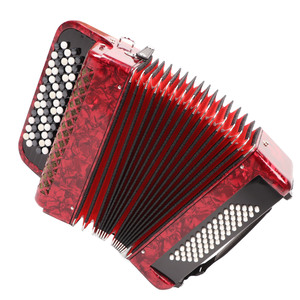 Acordeón de 62 Teclas, Acordeón de 60 Botones, Instrumento Musical Educativo para Niños con Correas, Rojo - Product Image 6