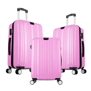 सस्ते ट्राली सूटकेस निर्माता 20/24/28 इंच 3pcs सामान सेट यात्रा ट्रॉली बैग मामले