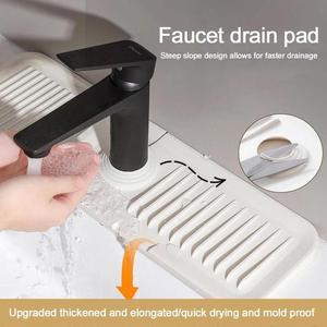 <span class=keywords><strong>Tapis</strong></span> anti-goutte en silicone pour robinet, protection de comptoir anti-éclaboussures pour évier, <span class=keywords><strong>tapis</strong></span> auto-drainant pour <span class=keywords><strong>cuisine</strong></span> et salle de bain - Product Image 2