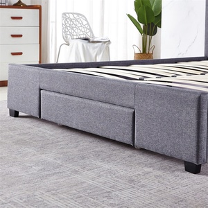 Nuovo Design letto matrimoniale moderno lusso Full Size 3 cassetti telaio per mobili per la casa set camera da letto - Product Image 6