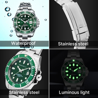 Reloj de Cuarzo para Hombre de Negocios, Correa de Acero Inoxidable de 20 mm, Empaque Personalizado con Logotipo Simple, Etiqueta Privada, Regalo Corporativo