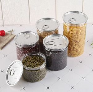 8oz Sugarcane plastik Jar isi ulang 1500ml Lotion Caning Jar 120ml 100ml makanan penutup untuk Salad makanan ringan kue permen Pizza - Product Image 5