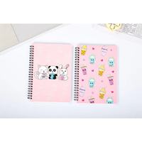 Cuaderno Espiral con Dibujos Animados, Estilo Arcoíris, para Diario y Notas