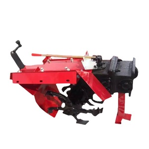 Mini-trancheuse pour tracteur, couleur rouge, facile à utiliser, pour jardinage, avec boîte de vitesses intégrée. - Product Image 5