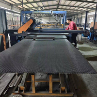 Maille de tamis minier en acier 65Mn, résistante à l'usure, tissée ondulée, pour le criblage vibrant des minerai, du sable et du gravier