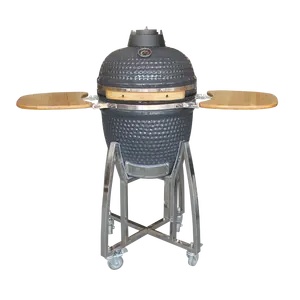 Auplex Kamado ceramica carbone 18 pollici da giardino all'aperto fornisce griglia per barbecue in ceramica