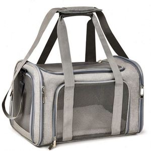 Bolsa de Transporte Portátil de Lujo para Mascotas, Bolsa de Viaje para Perros y Gatos - Product Image 1