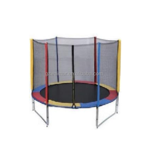 Trampoline d'extérieur pour enfants et adultes avec <span class=keywords><strong>filet</strong></span> de sécurité et rembourrage à ressort, 6/8/10/12/14/16/18ft - Product Image 3