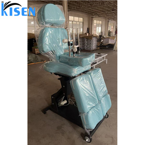 Cama de Belleza Eléctrica de Lujo Kisen con Lámpara LED, Función de Elevación de Piernas y Respaldo Ajustable, Mesa de Masaje para Salón, Bandeja para Pestañas, Cama Facial - Product Image 2