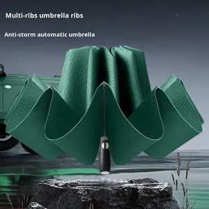 <span class=keywords><strong>Parapluie</strong></span> inversé de voyage compact coupe-vent - Parapluies inversés automatiques pour la pluie - <span class=keywords><strong>Parapluie</strong></span> <span class=keywords><strong>pliable</strong></span> portable à 10 baleines grand format - Product Image 5