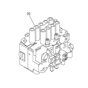 油圧メインコントロールバルブZX200 ZX200LC-3 ZX200-3 ZX210-3 ZX240-3 4606144 4398652オリジナル新品ショベル