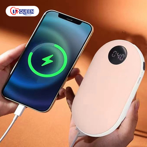 Calentador de Manos Eléctrico Portátil Recargable, Banco de Energía de 5000 mAh, Carga Rápida, Calentador de Bolsillo para Acampar, Viajar, Clima Frío - Product Image 5