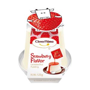 Thông Minh Mama 125G Thấp Chất Béo Không Gelatin Bán Buôn Lactobacillus Dâu Tây Halal Trái Cây Konjac Thạch Bánh - Product Image 2