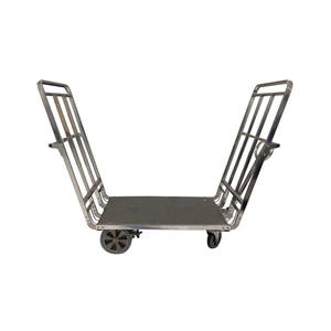 รถเข็นสัมภาระแบบล้อเงียบสำหรับสนามบินมีเบรกมือเพื่อความปลอดภัยรถเข็นสนามบิน - Product Image 6