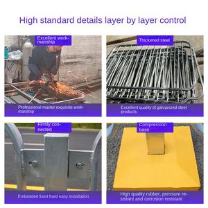 Clôture de style Shenzhen Hong Kong, galvanisée à chaud, standard profonde, à un ou deux niveaux, clôture routière, trottoir, isolation, clôture municipale - Product Image 3