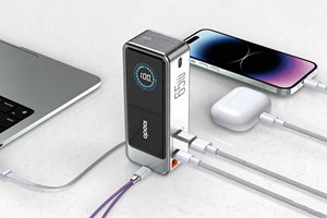 Banco de Energía Opaqi de 65W y 10000mAh de Alta Capacidad con Enchufe Integrado, Puertos USB-C y USB-A Duales - Product Image 5