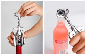 Juego de Sacacorchos para Botellas de Vino Syh365 al por Mayor con Sacacorchos de Acero Inoxidable para Cerveza y Tapón para Champán - Product Image 4