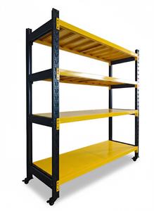 Étagères de stockage en acier galvanisé à 5 niveaux, protection contre la corrosion, pour entrepôt, autonomes, pour l'affichage logistique, papillon - Product Image 2