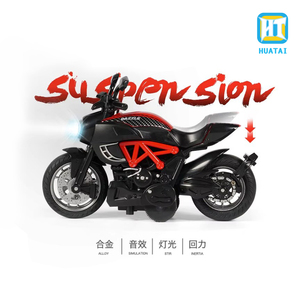 Nueva motocicleta de aleación Ducati <span class=keywords><strong>Street</strong></span> <span class=keywords><strong>Fighter</strong></span> Warrior 1:14 extraíble con juguetes modelo de luz y sonido - Product Image 3