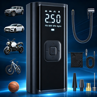 Compresseur d'air portable OEM pour voiture, moto, vélo, gonfleur de pneus numérique avec lumière LED, pompe à pneus de secours pour voiture