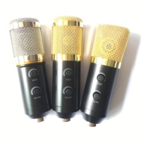 Microphone d'enregistrement USB MK-F600TL, parfait pour le studio, écoute flexible, microphone de conférence de bureau en plastique