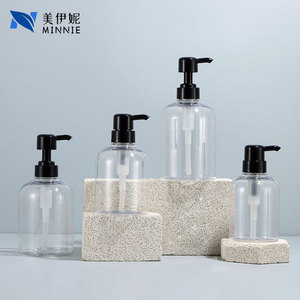 Flacon pompe transparent Minnie pour lotion pour animaux de compagnie 300ml 400ml 500ml 600ml, pour shampoing, gel douche, lotion corporelle - Product Image 1