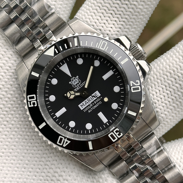 STEELDIVE SD1954 41MM 300M Waterproof Mens Dive Watches Sport Men Automatic Mechanical Watch 300m Waterproof Wristwatch NH35