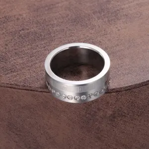 2020 Groothandel Band Elegante Puzzel Zilveren Ster Diamanten Ringen