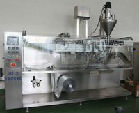 Standbeutel-Formmaschine aus Rollenfolie für Horizontale Automatische Pulververpackung