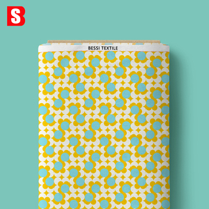 Bessi <span class=keywords><strong>2025</strong></span>幾何学的デザインプリントリバティコットンタナ芝生コットン生地女性用キッズドレス - Product Image 4